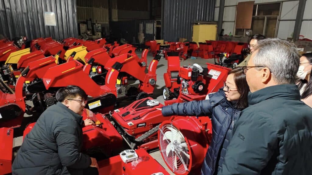 ricci korean customer factory visit discussion